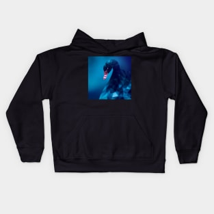 Geometric Black Swan Kids Hoodie